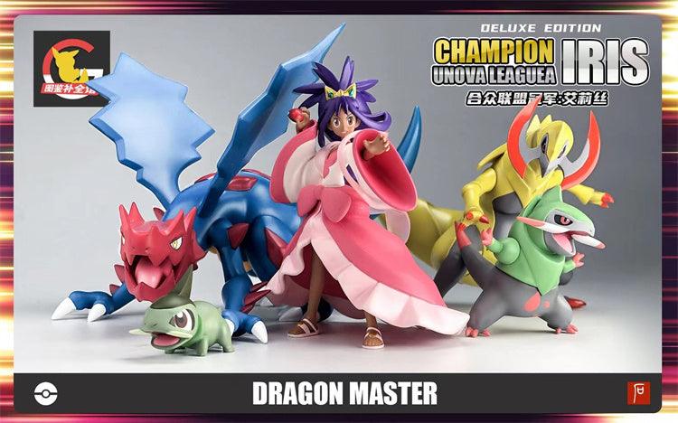 1/20 Scale World Zukan Iris & Druddigon - Pokemon Resin Statue - TuJianBuQuan Studios [In Stock] - 1/20 Scale, Pokemon, Zukan