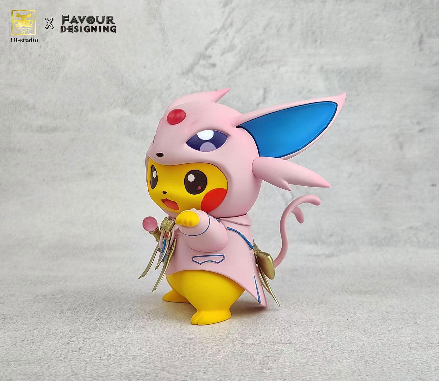 Eevee Cosplay Pikachu Series 004 Espeon Cosplay Pikachu - Pokemon Resin Statue - IH-Studio [Pre-Order] - Cosplay Pikachu, Pokemon