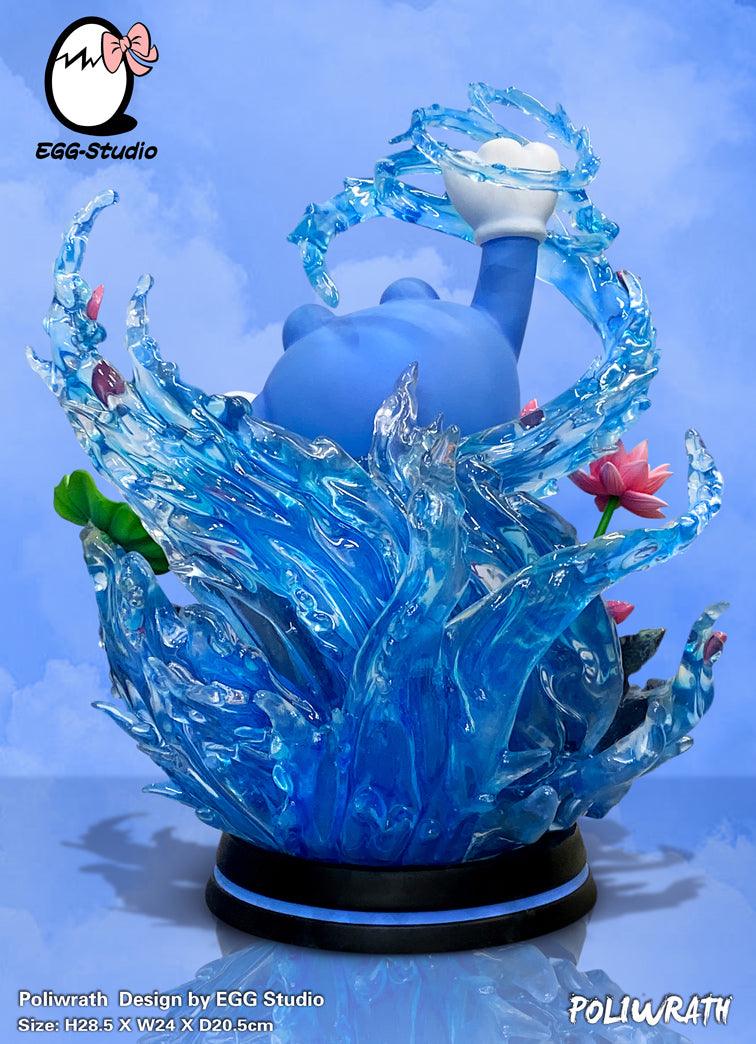 Evolution of Poliwrath - Pokemon Resin Statue - EGGS Studios [In Stock] - Pokemon
