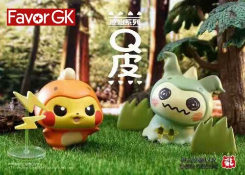 Dinosaur Cosplay Pikachu & Dinosaur Cosplay Mimikyu - Pokemon Resin Statue - FD Studios [Pre-Order] - Pokemon