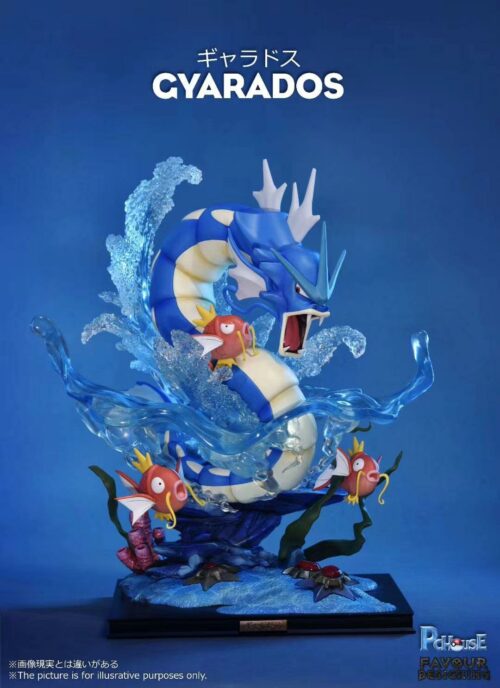 Gyarados Family - Pokemon Resin Statues - PCHouse Studios [Pre-Order] - FavorGK