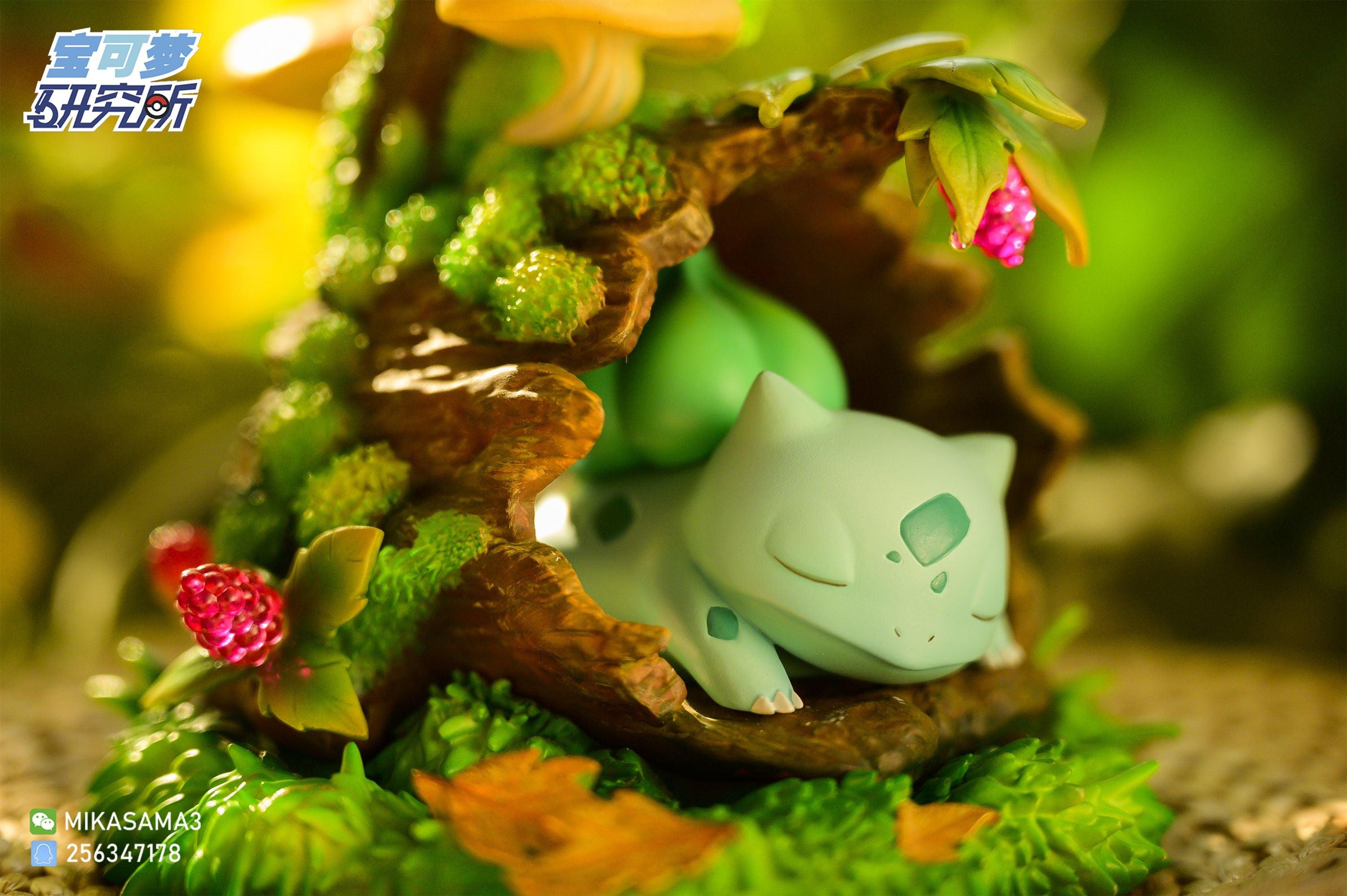 Sleeping Bulbasaur - Pokemon Resin Statue - PL Studios [In Stock] - FavorGK
