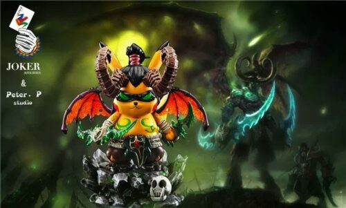 World of Warcraft Illidan Cosplay Pikachu - Pokemon World Of Warcraft Resin Statue - Peter.P Studios [In stock] - FavorGK