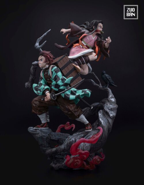 1/6 Scale Kamado Tanjirou & Kamado Nezuko - Demon Slayer: Kimetsu no Yaiba Resin Statue - ZUOBAN Studios [Pre-Order] - FavorGK