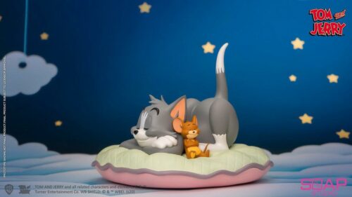 Sleeping Tom and Jerry - Tom and Jerry Resin Statue - Soap Studios [Pre-Order] -