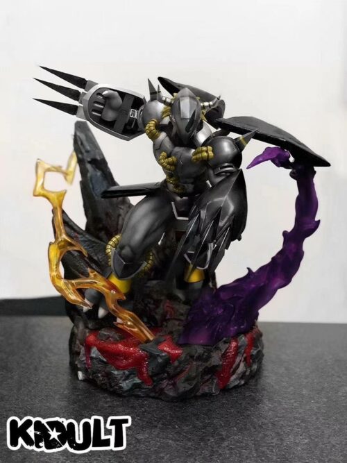 Black WarGreymon - Digimon Resin Statue - KIDULT Studios [In Stock] - Digimon, Digital Monster