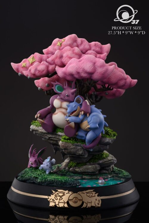 Sweet Nido Family - Pokemon Resin Statues - 37Lab Studios [In Stock] - Pokemon