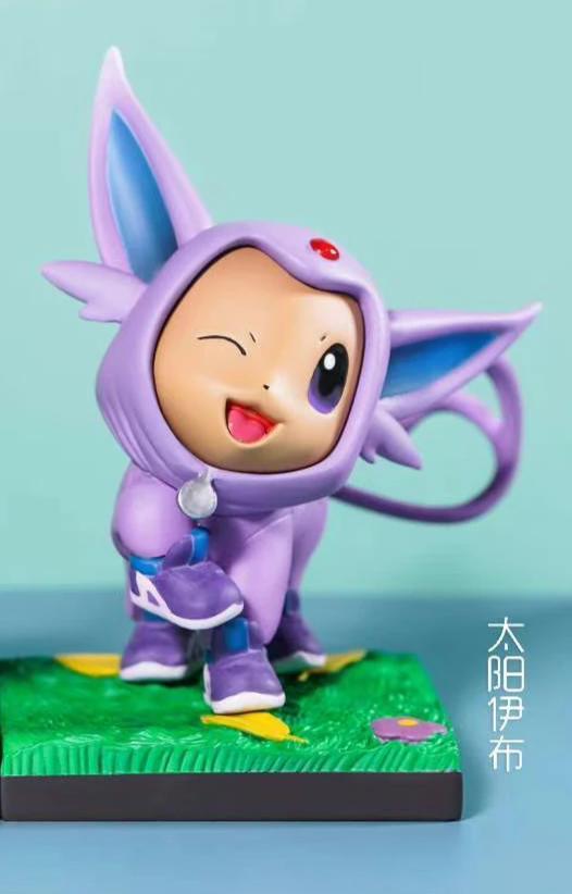 Espeon/ Umbreon Eevee Cosplay - Pokemon Resin Statue - QY Studios [Pre-Order] -