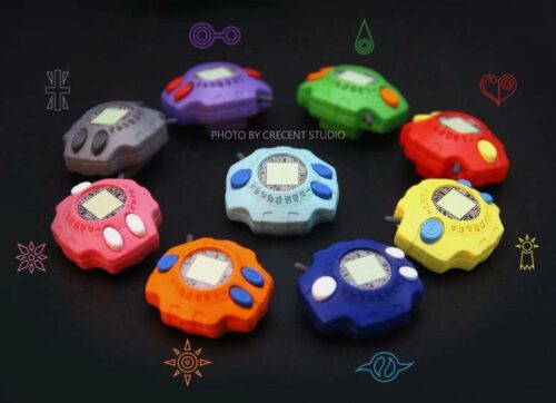 Digivice Mini Decorate Set - Digimon Resin Statue - Crescent Studios [In Stock] - Digimon