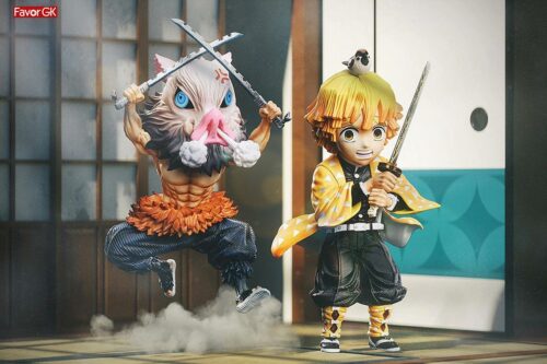 Timid Zenitsu Agatsuma - Demon Slayer: Kimetsu No Yaiba Resin Statue - G5 Studios [In Stock] - Agatsuma Zenitsu, Demon Slayer: Kimetsu No Yaiba