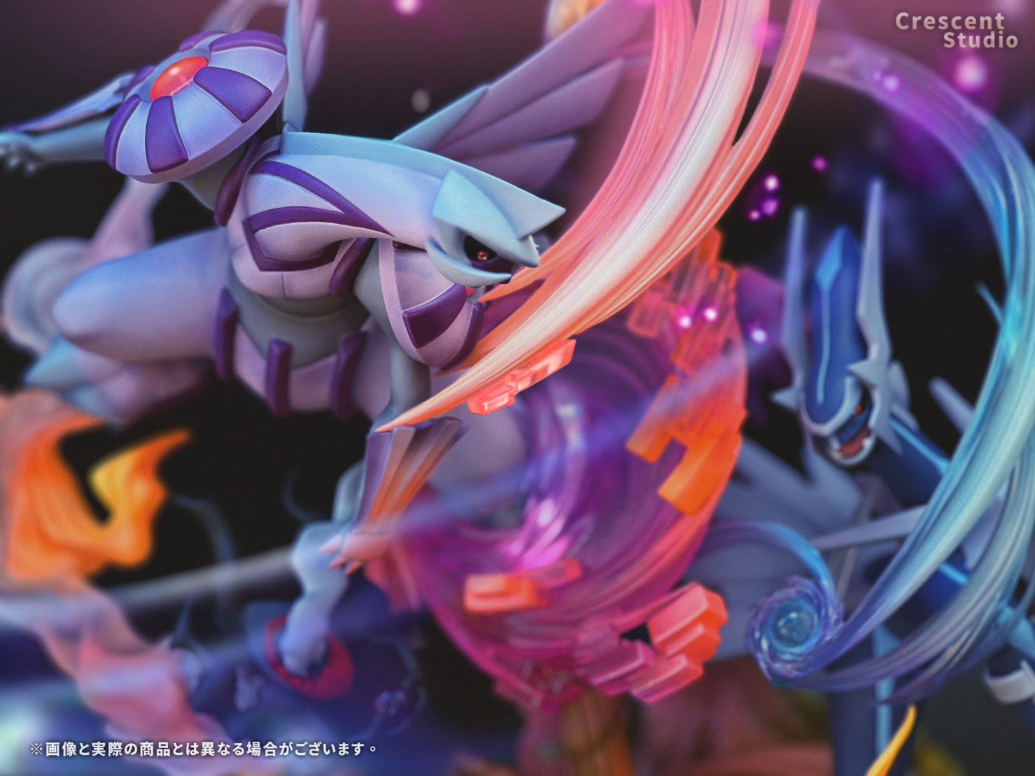 1/20 Scale World Zukan Palkia & Dialga Battle on SpaceTime Tower with