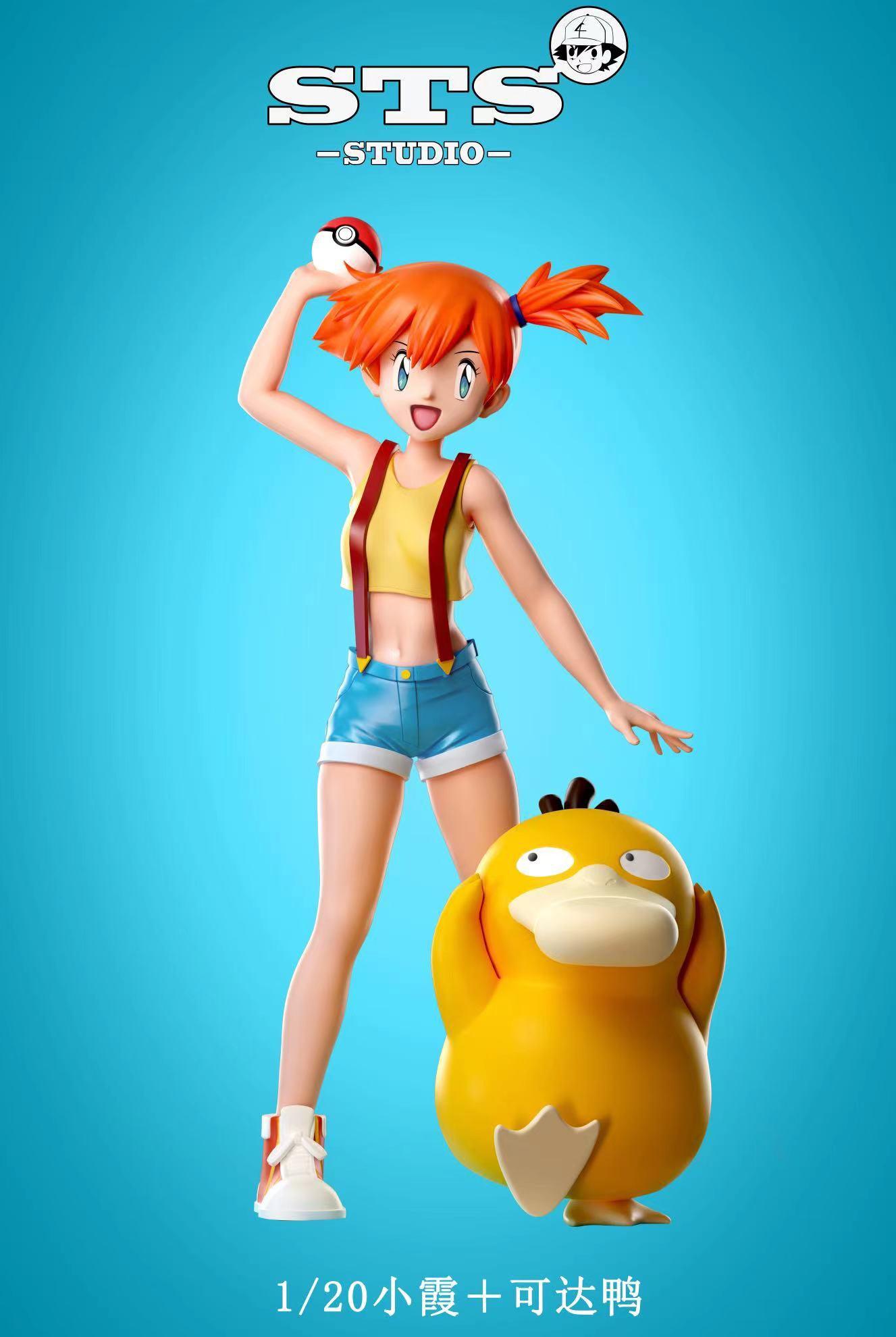 1/20 & 1/8 Scale World Zukan Misty & Psyduck - Pokemon Resin Statue - STS Studio [Pre-Order] - 1/20 Scale, Pokemon, Zukan