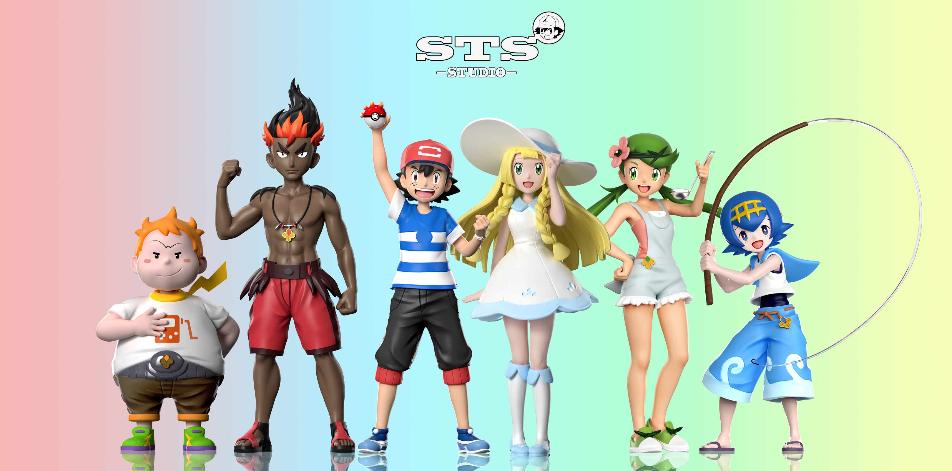 Pokemon sun and moon hot sale figures