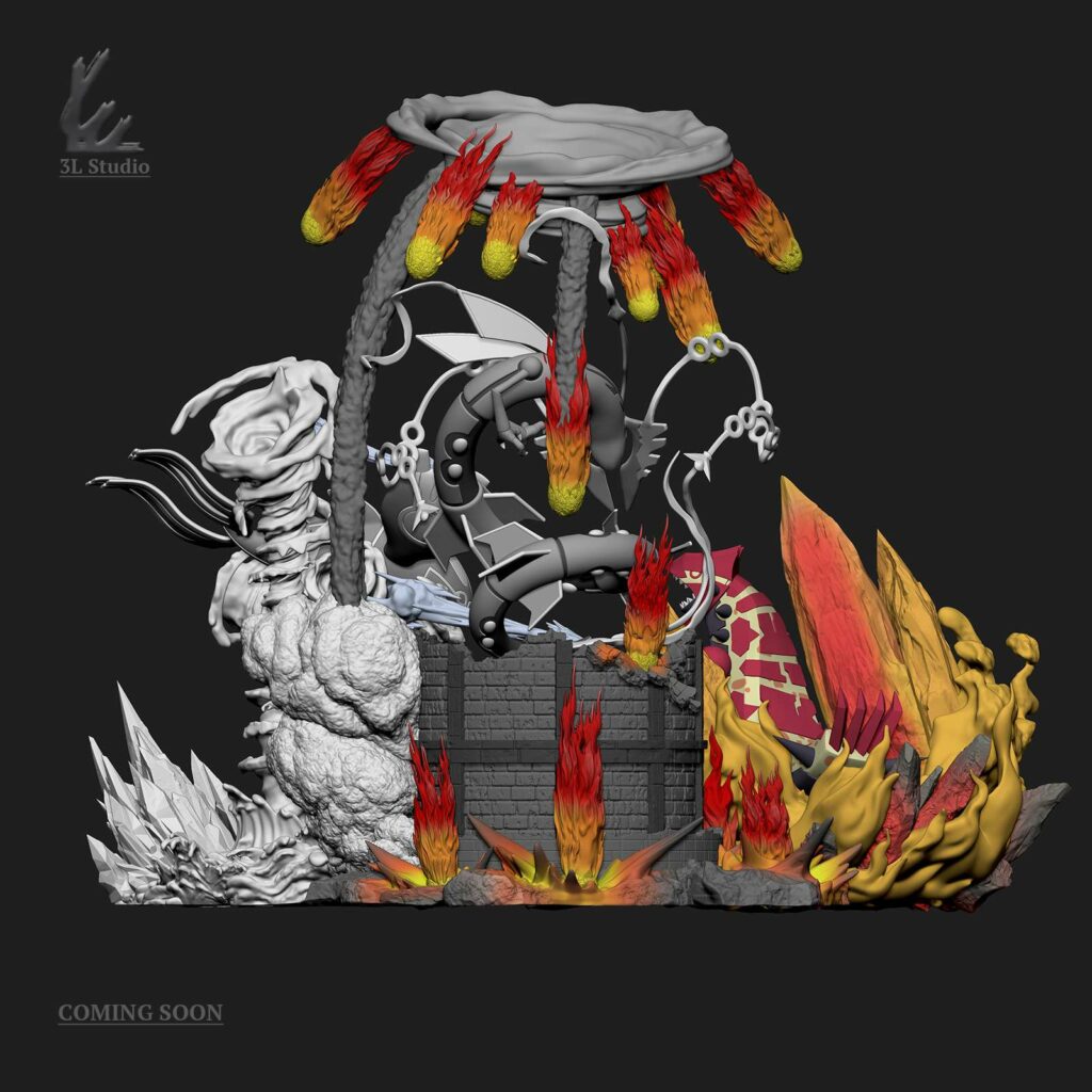 Hoenn Legend SuperAncient Pokémon Pokemon Resin Statue 3L Studio