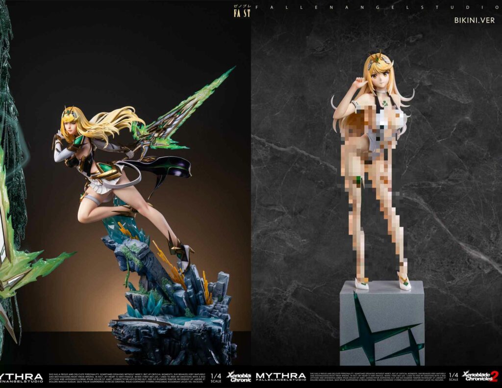 1/4 Scale Mythra Xenoblade Chronicles 2 Resin Statue Fallen Angel