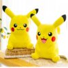 Licensed Sitting & Lying Down Pikachu Super Soft Short Plush Doll - Free Shipping - Pokemon [In Stock]