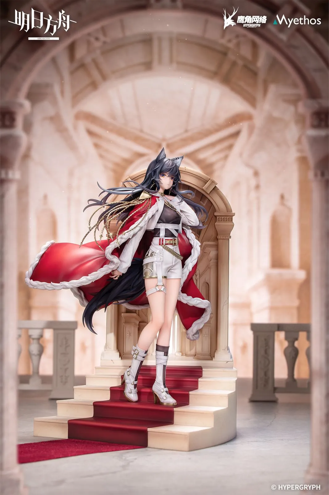 1/7 Scale The Throne Ver. Texas the Omertosa - Arknights Official Statue - Myethos Studios