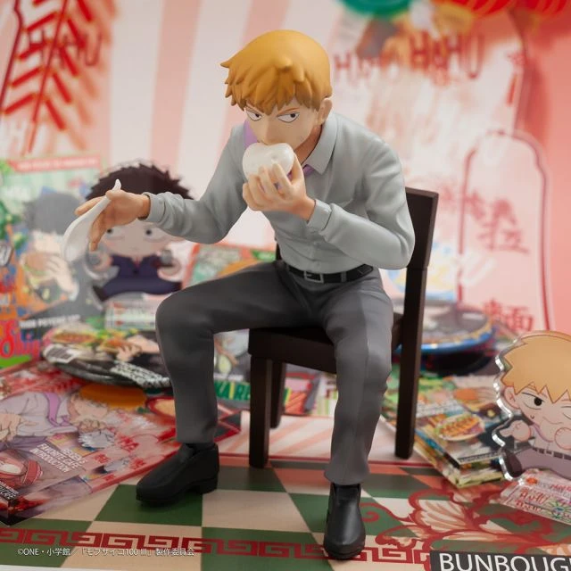 Bunbougu Cafe 2022 Arataka Reigen - Mob Psycho 100 Official Statue - Union Creative