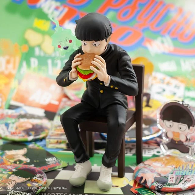 Bunbougu Cafe 2022 Shigeo Kageyama & Dimple - Mob Psycho 100 Official Statue - Union Creative