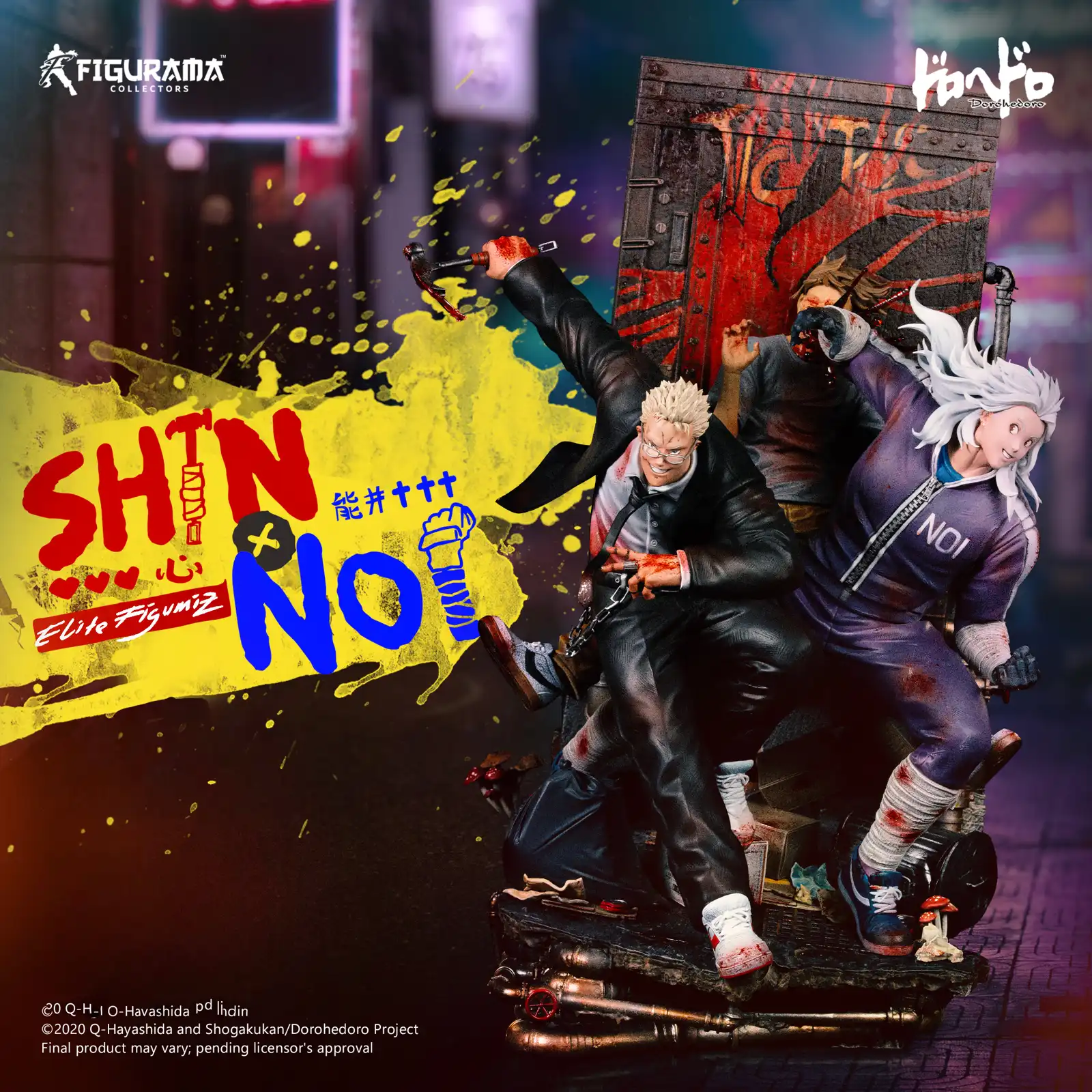 1/8 Scale Licensed Shin & Noi - Dorohedoro Resin Statue - Figurama Collectors Studios