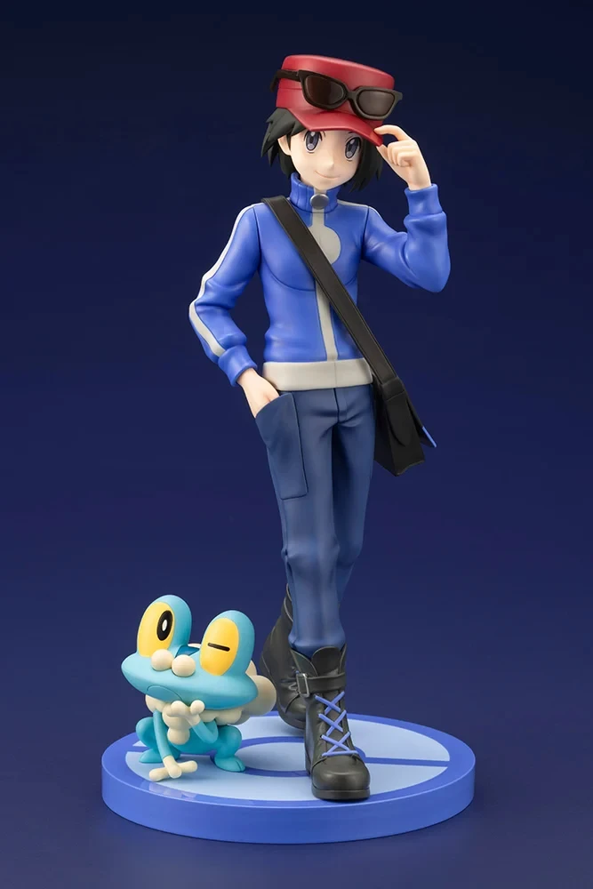 1/8 Scale PV277 Calem & Froakie - Pokemon Official Statue - Kotobukiya