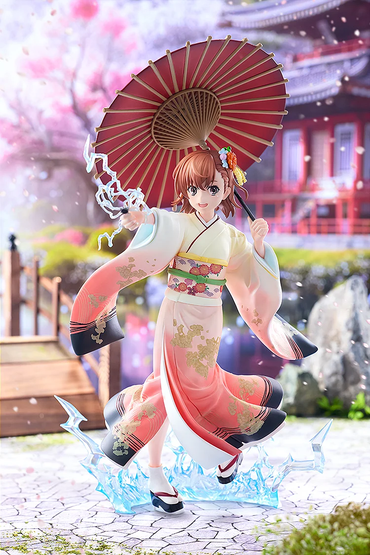 Furisode Kimono Ver. Misaka Mikoto - A Certain Scientific Railgun T Official Statue - Good Smile Company