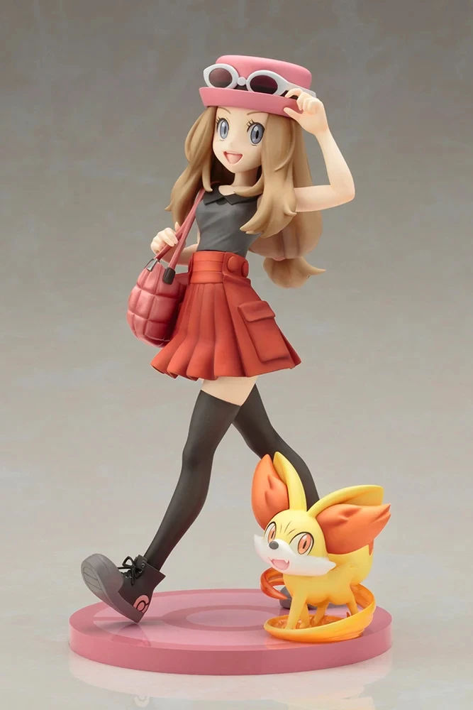 1/8 Scale PV296 Serena & Fennekin - Pokemon Official Statue - Kotobukiya