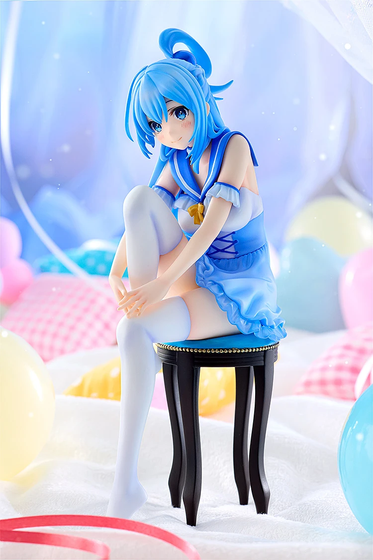Light Novel Negligee Ver. Aqua - KonoSuba: God's Blessing on This Wonderful World! Official Statue - Good Smile Company