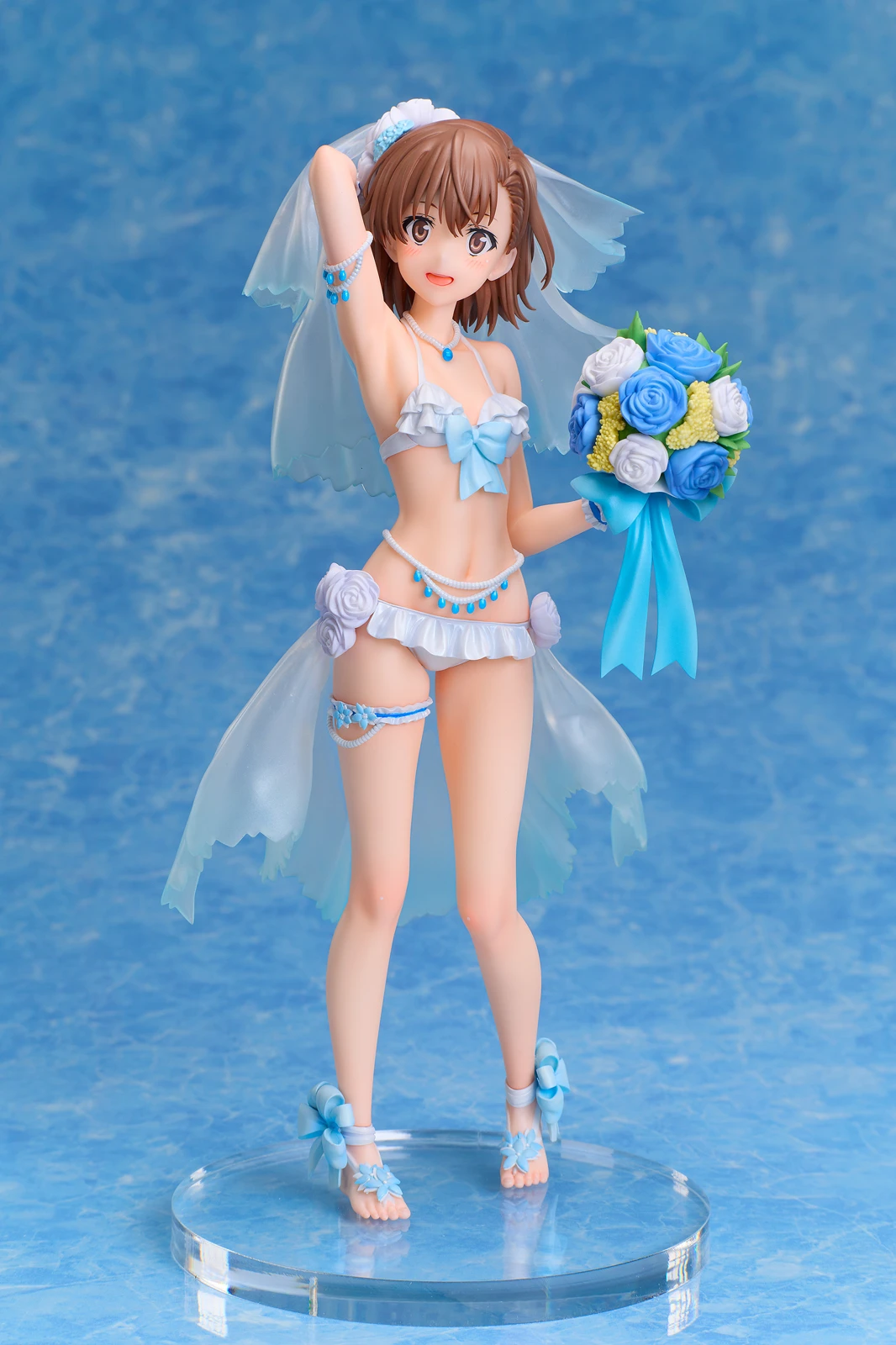 1/7 Scale Swimsuit Wedding Ver. Misaka Mikoto - A Certain Scientific Railgun T Official Statue - A·DIMENSION
