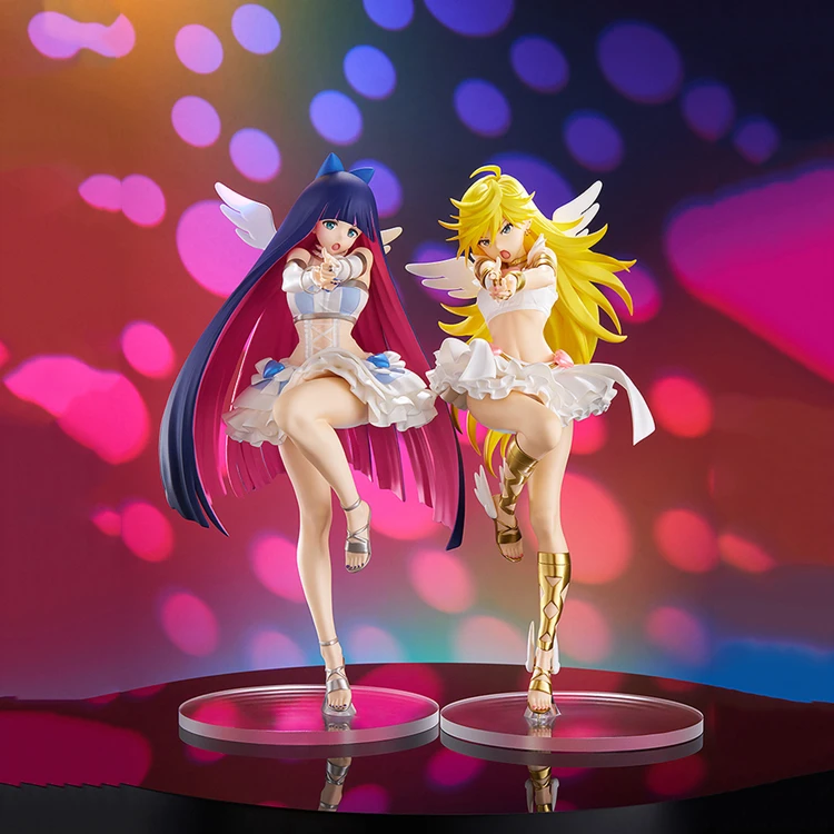 L Size POP UP PARADE Series Angel Transformation Ver. Stocking & Panty - Panty & Stocking with Garterbelt Official Statue - Good Smile Company