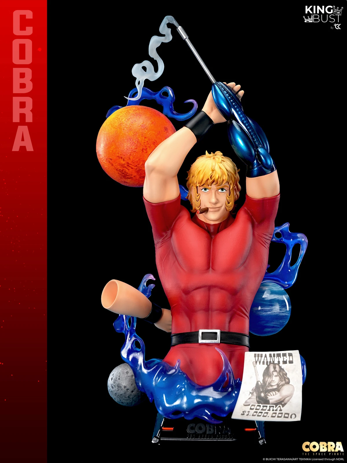 1/4 Scale Licensed Cobra - Space Adventure Cobra Resin Statue - Cartoon Kingdom Studio