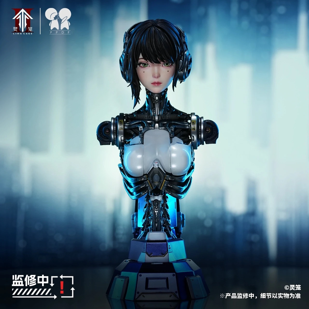 1/4 Scale Licensed Ash Bust Statue - Ling Cage Statue - PPDF Studio