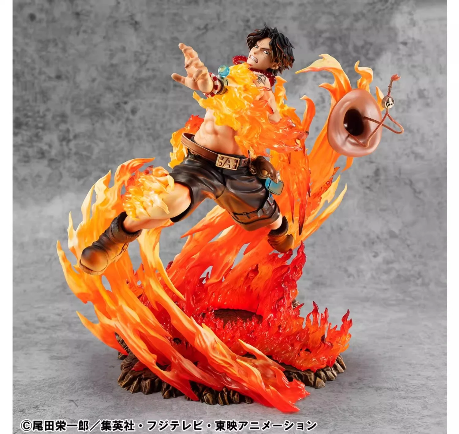 POP Scale Second Edition 15th Anniversary Portgas D. Ace - ONE PIECE Official Statue - MegaHouse