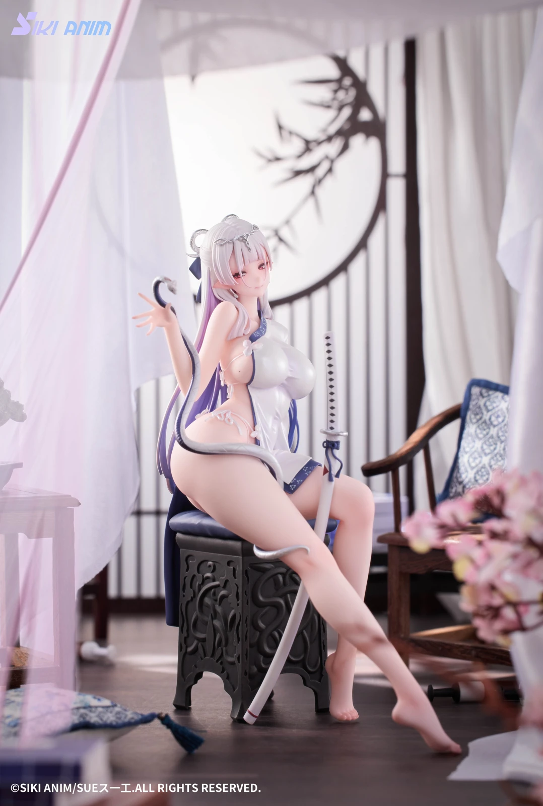 1/7 Scale Aojiro Hebi no Iro - Original Design Official Statue - Siki Anim