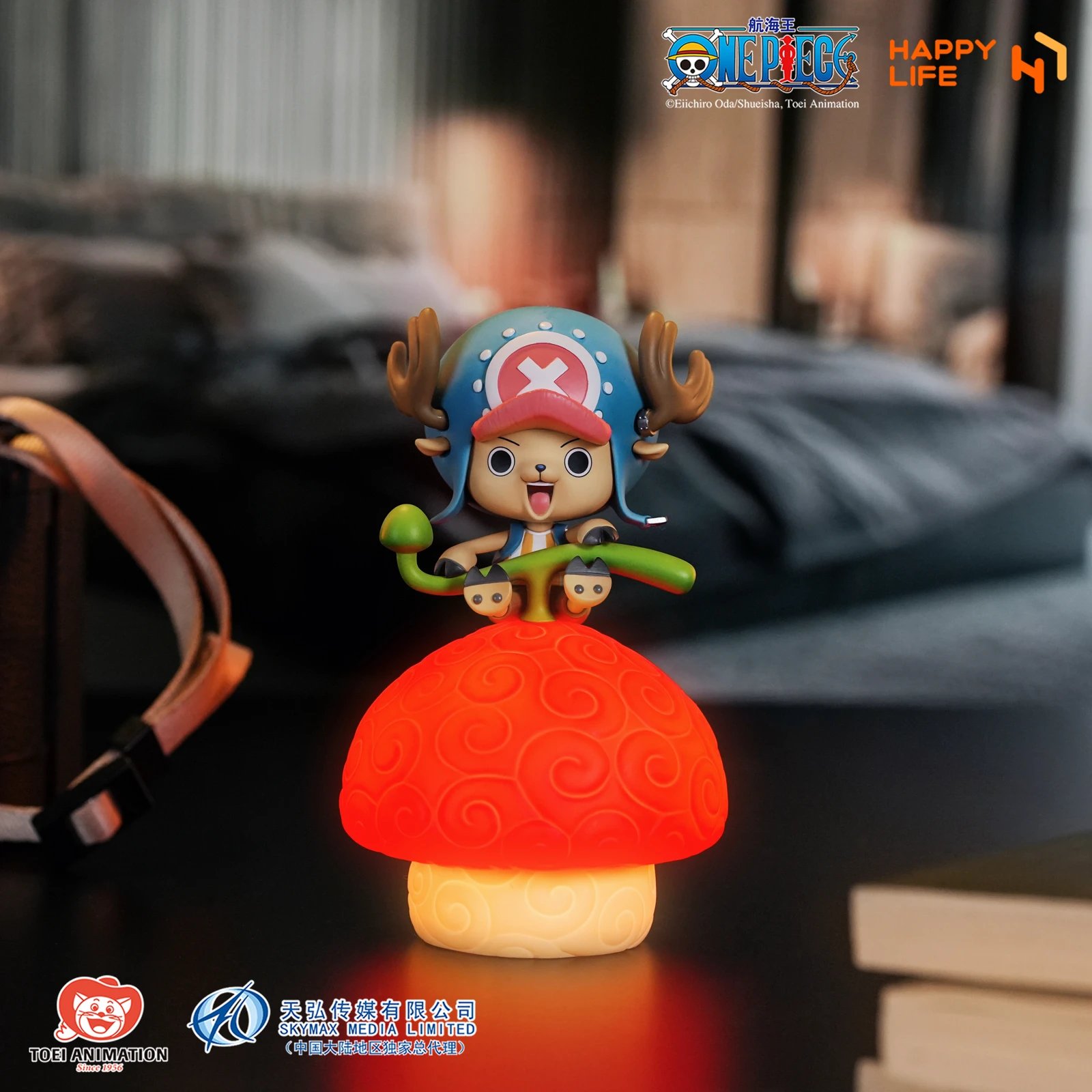 Licensed Devil Fruit Series Tony Tony Chopper Sound-Activated Night Lamp with LED - ONE PIECE Statue - HAPPY LIFE Studio