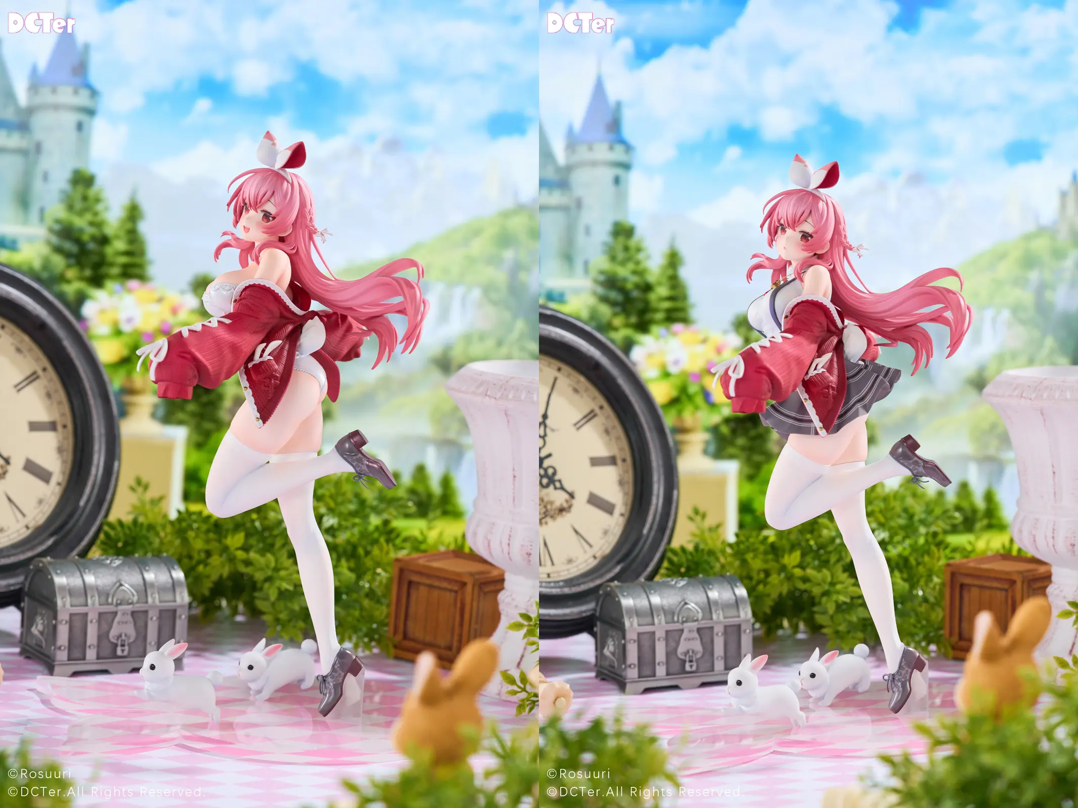 1/7 Scale Casual Suit Ver. White Rabbit Rosu - Original Design Official Statue - DCTer