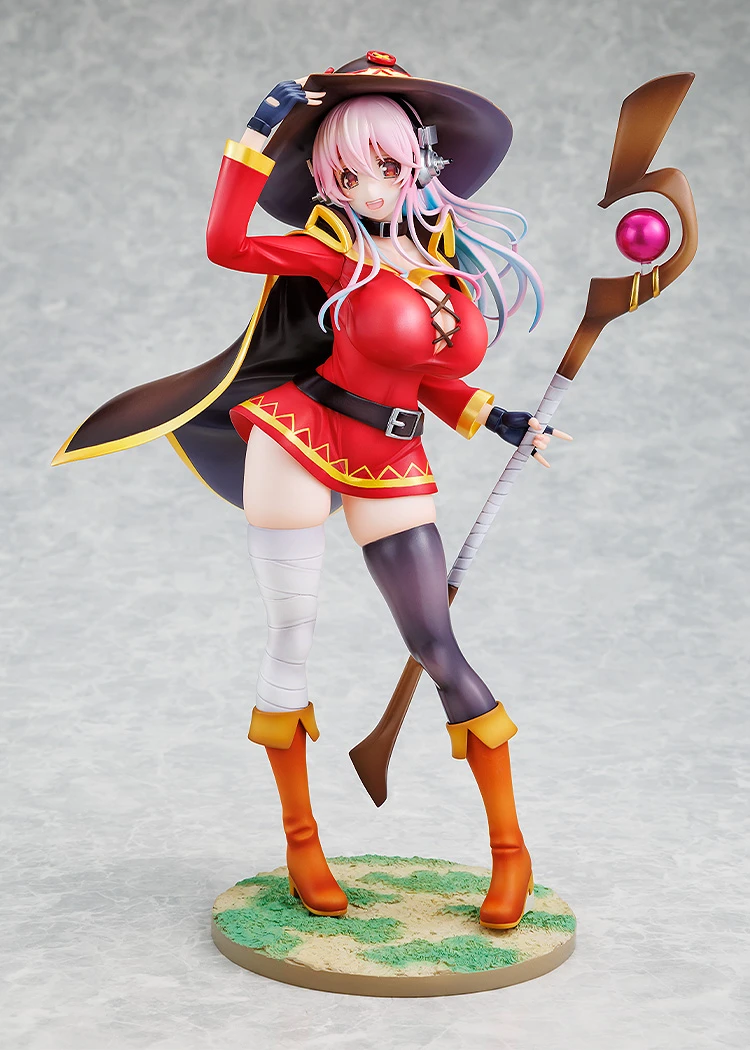 1/7 Scale Megumin Cosplay Super Sonico - KonoSuba: God's Blessing on This Wonderful World! Super Sonico Official Statue - Good Smile Company
