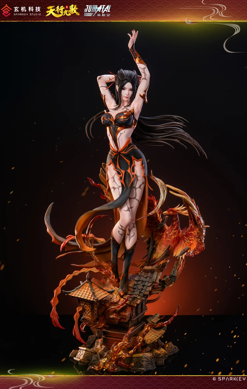 1/4 Scale Licensed Yan Lingji - Nine Songs of the Moving Heavens Resin Statue - JOMATAL Studios