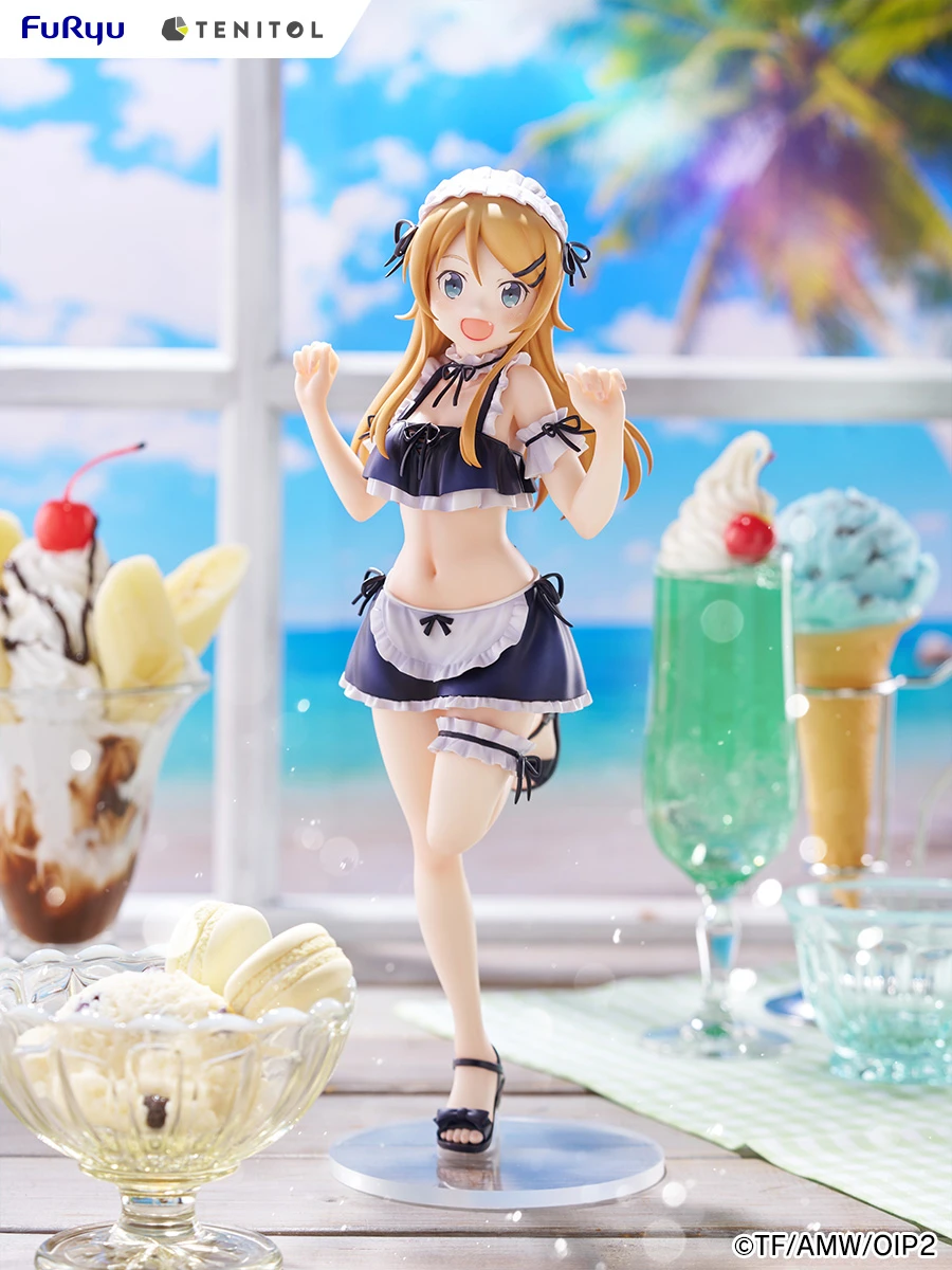TENITOL TALL Series Swimsuit Maid Ver. Kirino Kousaka - Ore no Imouto ga Konnani Kawaii Wake ga Nai Official Statue - FURYU Studios