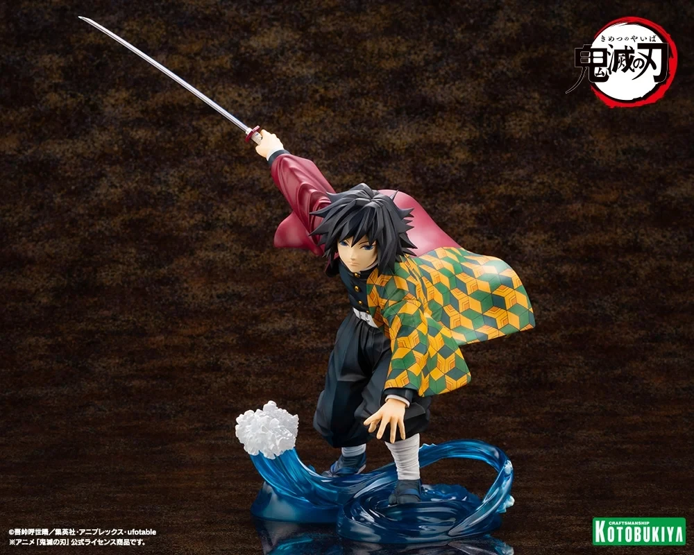 1/8 Scale Second Edition Artfx J Series PV418 Giyu Tomioka - Demon Slayer: Kimetsu No Yaiba Official Statue - Kotobukiya