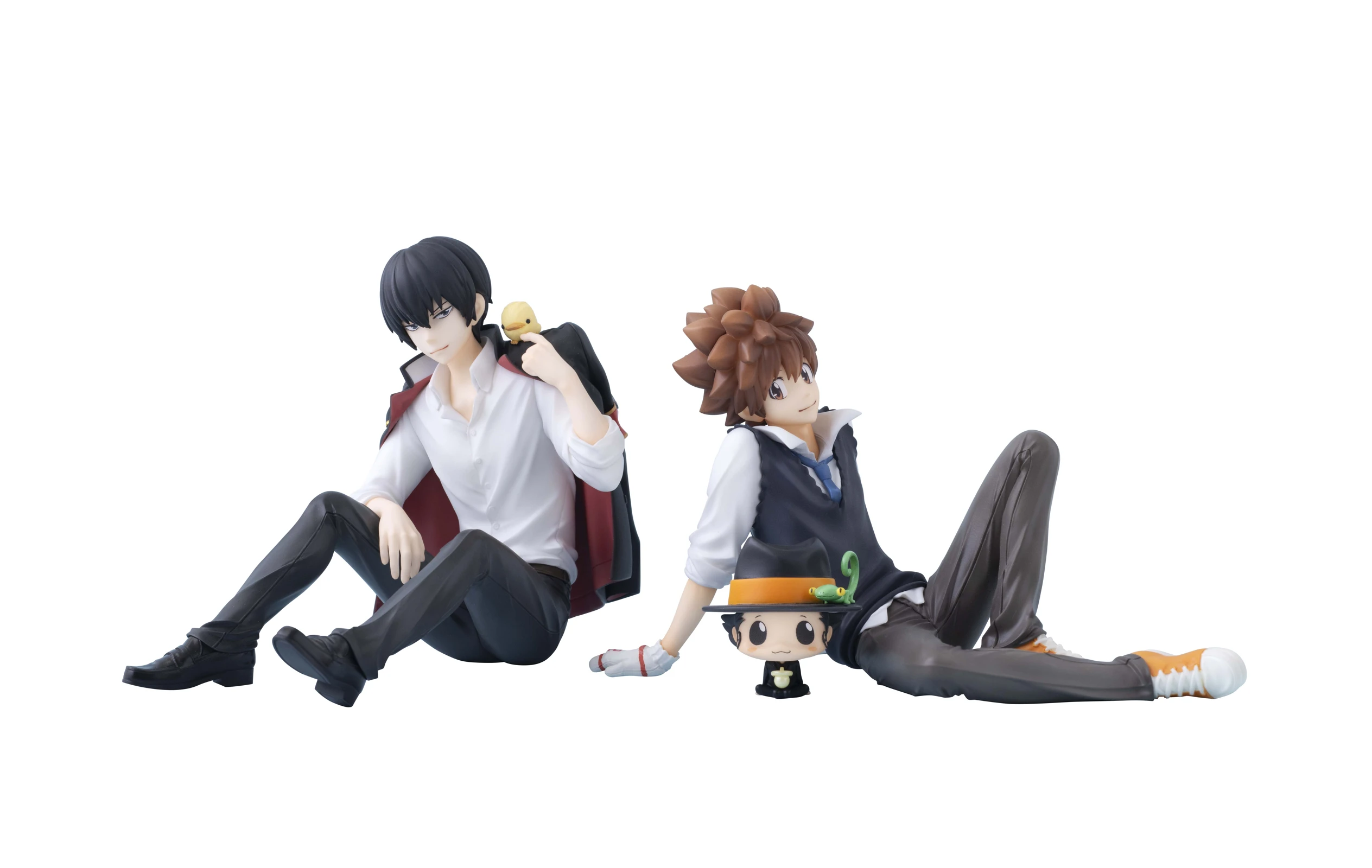G.E.M. Series Kyoya Hibari & Tsunayoshi Sawada on the Palm - HITMAN REBORN! Official Statue - MegaHouse - Image 1