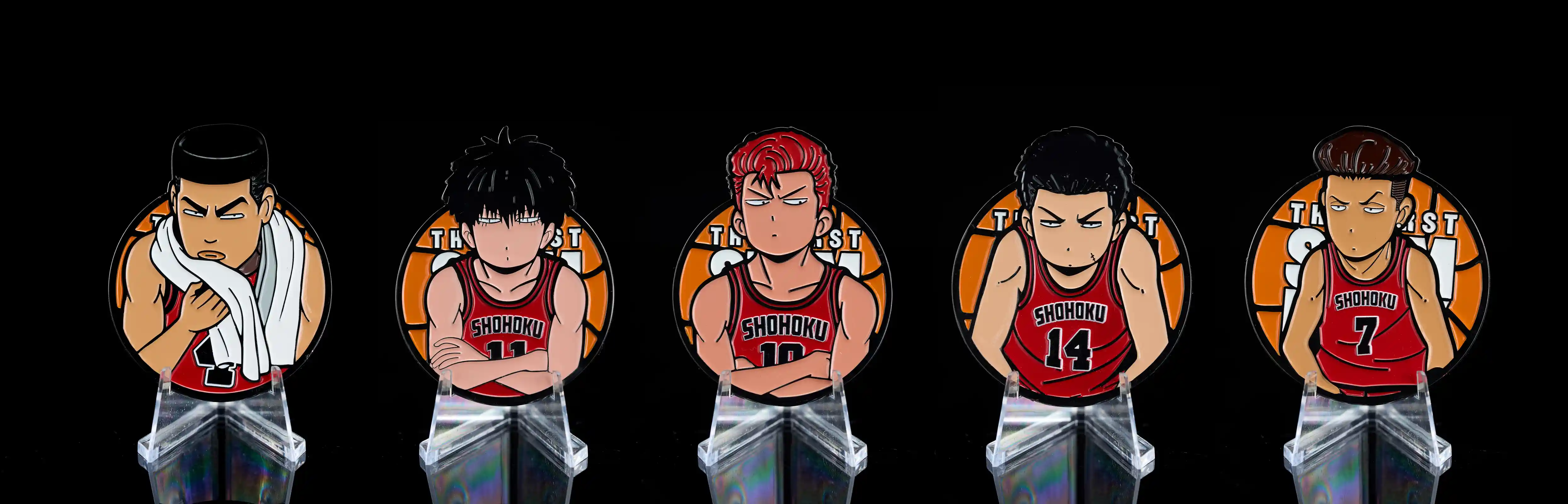 Five Tigers Fridge Magnet - SLAM DUNK Official Statue - AXE Studio - Image 1