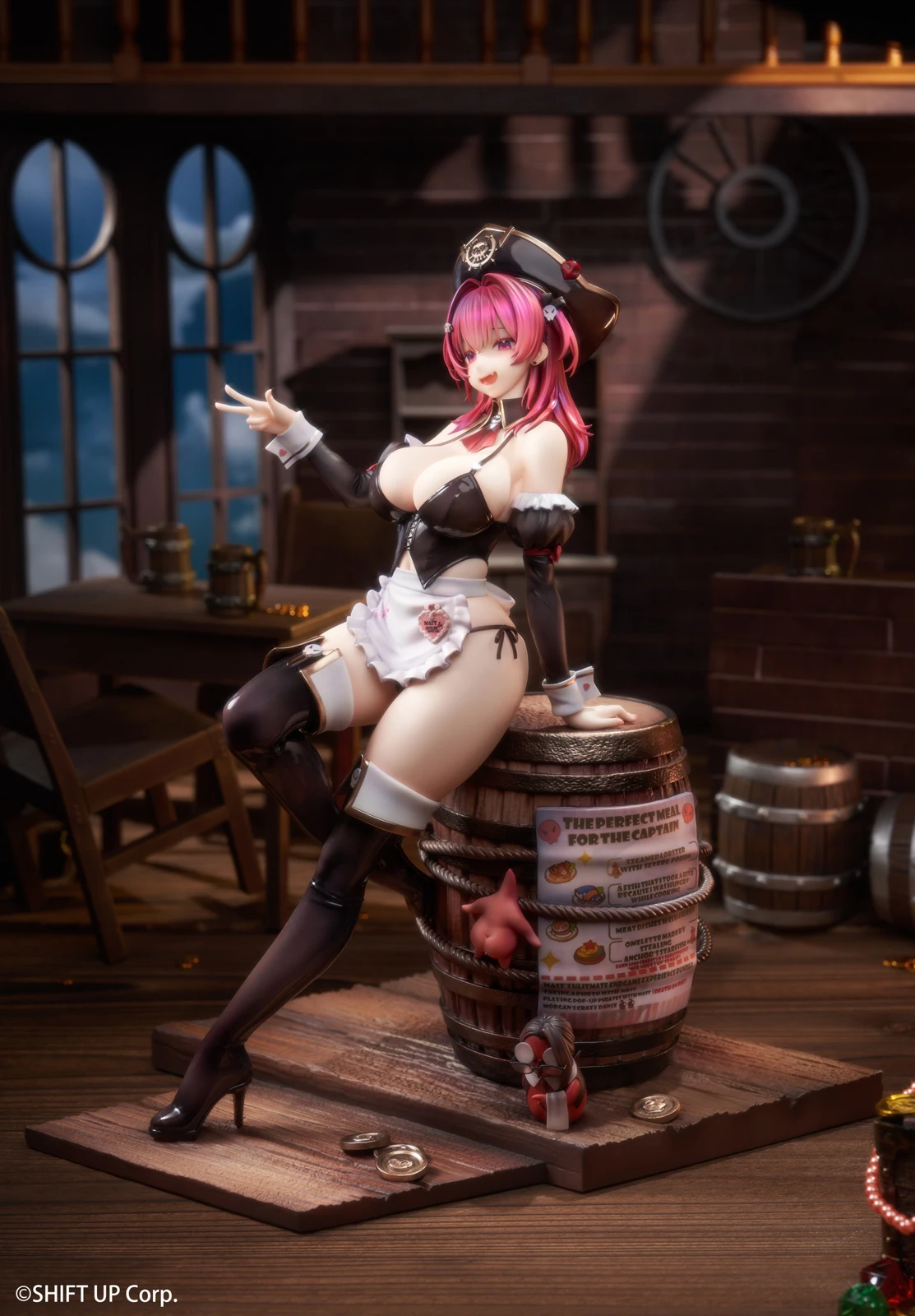 1/4 Scale Romantic Maid Ver. Mast - Goddess of Victory: Nikke Official Statue - Hobby Sakura Studio - Image 2