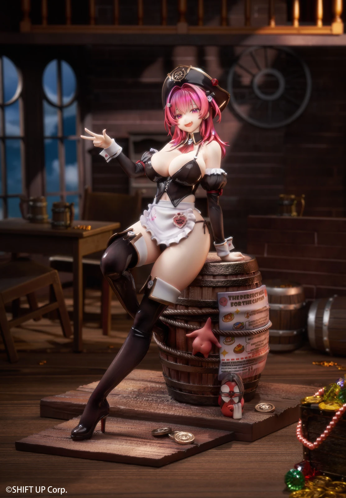 1/4 Scale Romantic Maid Ver. Mast - Goddess of Victory: Nikke Official Statue - Hobby Sakura Studio - Image 1