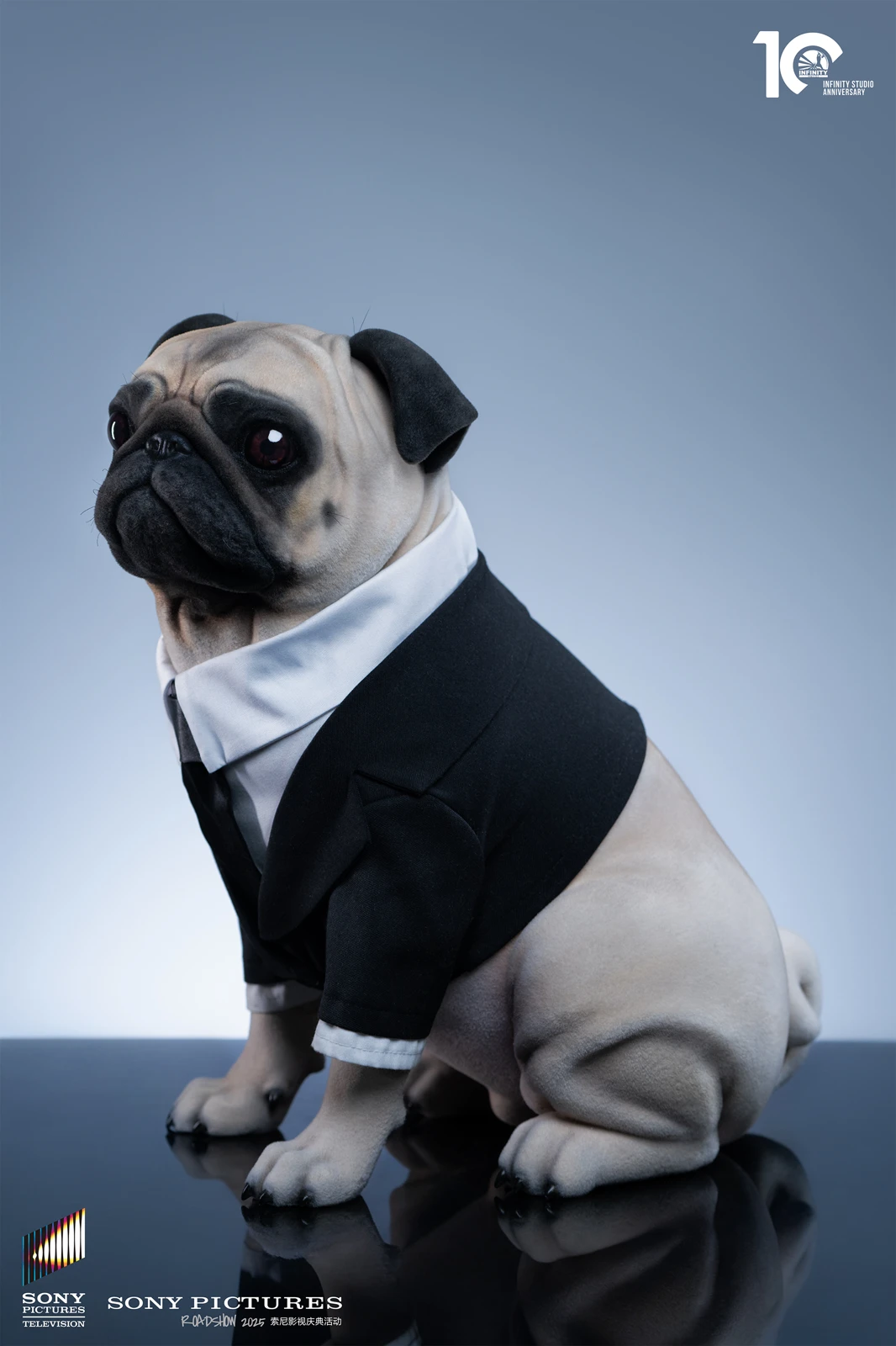 1/1 Scale Licensed Frank the Pug - Men in Black Statue - Infinity Studios - Image 2