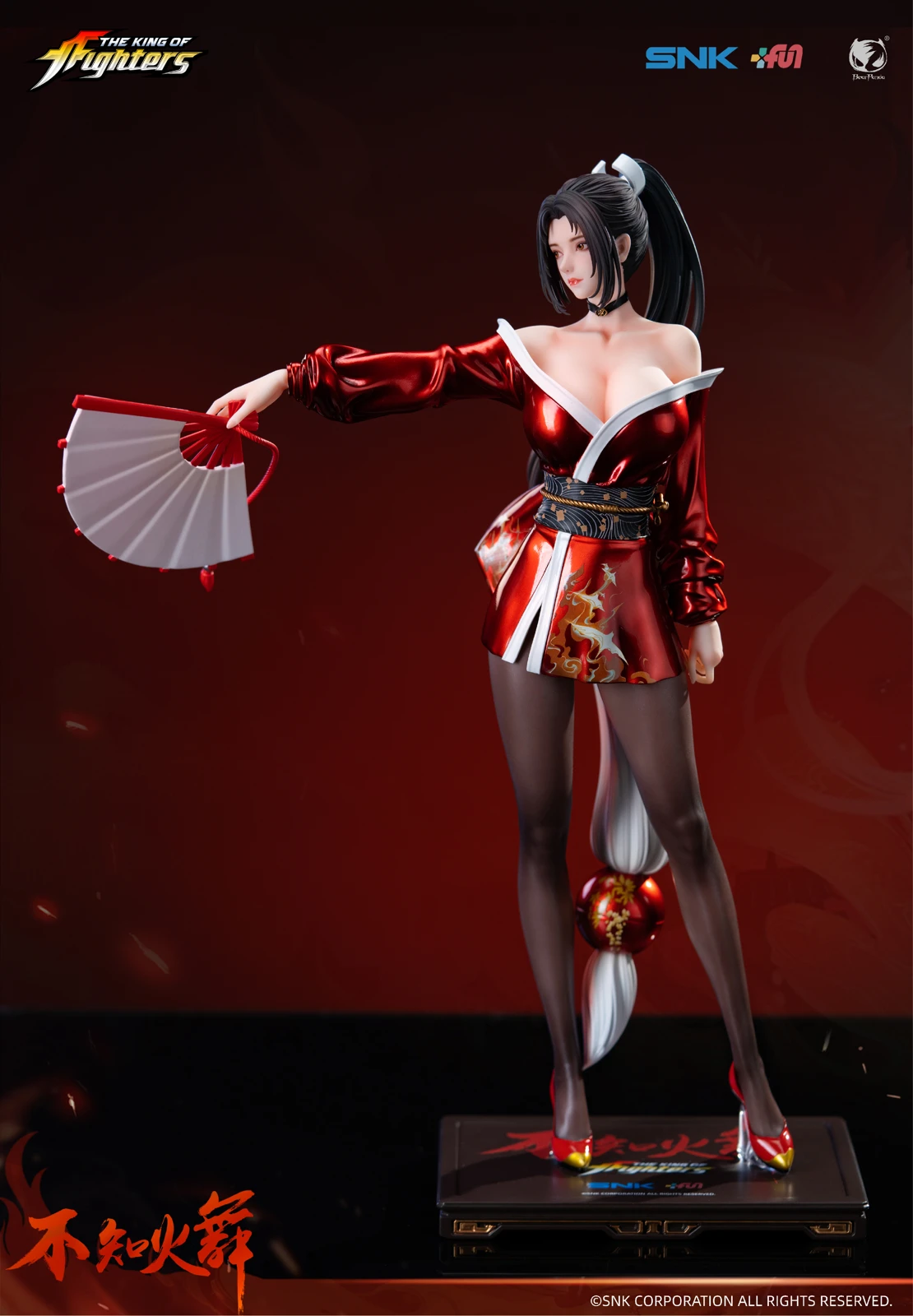 1/4 Scale Licensed Mai Shiranui - Street Fighter Statue - Bear Panda Studio - Image 2