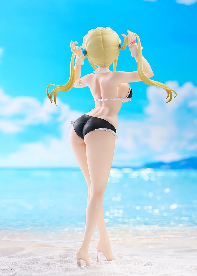 L Size POP UP PARADE Series Beach Queens Virgo Form Swimsuit Ver. Lucy Heartfilia - Fairy Tail Official Statue - Good Smile Company - Image 2