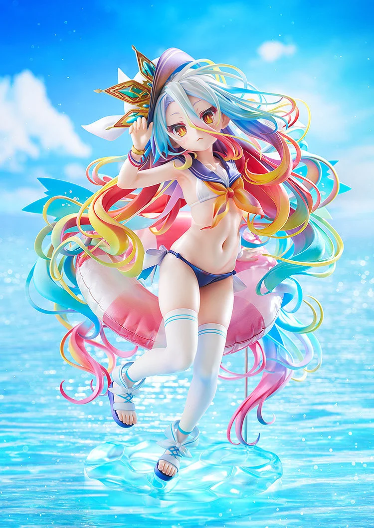 1/7 Scale Sailor-Style Swimsuit Ver. Shiro - NO GAME NO LIFE Official Statue - Good Smile Company - Image 1