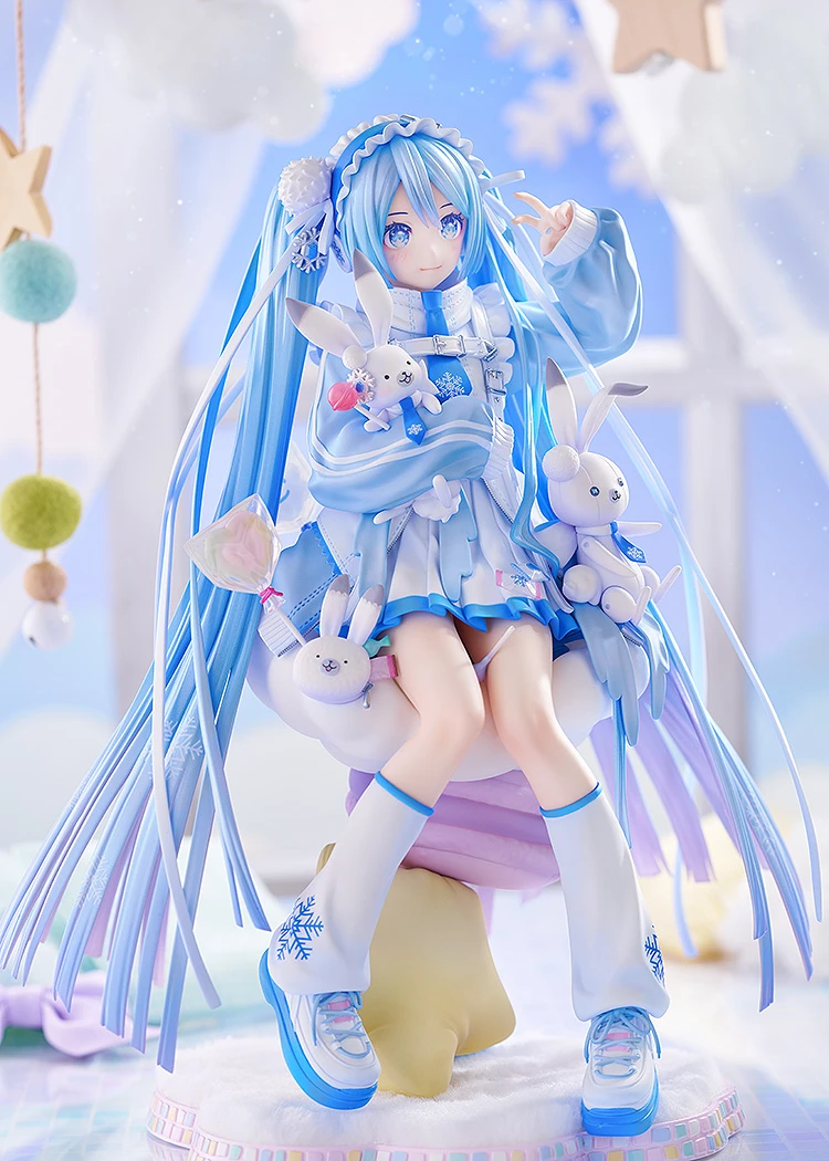 1/7 Scale Yukiiro Pop Ver. Snow Hatsune Miku - VOCALOID Official Statue - Good Smile Company - Image 2
