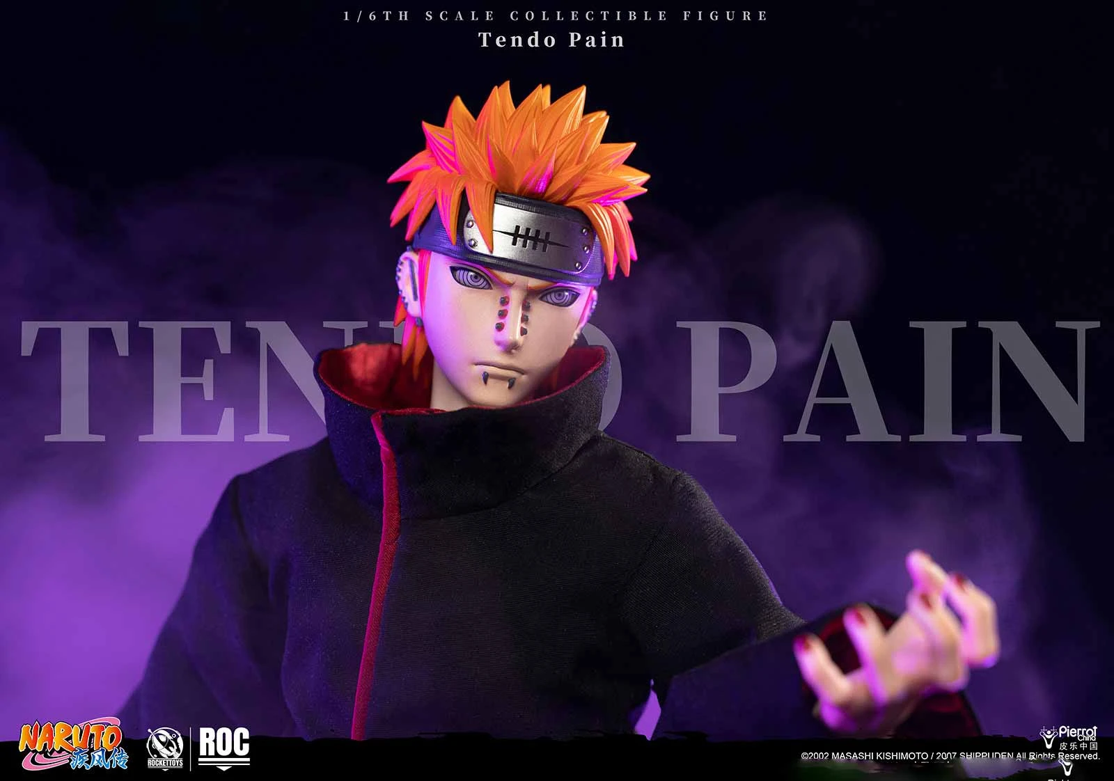 1/6 Scale Licensed Movable Deva Path Pain - Naruto: Shippuden Resin Statue - Pierrot China - Image 6